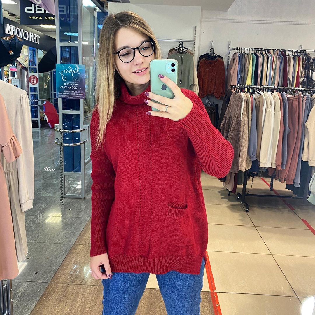 stefany_tomsk в LOOKY — Тёплый турецкий свитер оверсайз с воротом согреет даже в сам