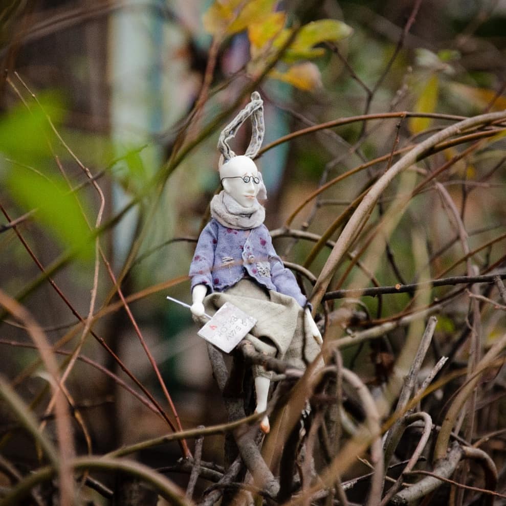art_factoryche в LOOKY — Доброе утро! 
Вот и зайчик вышел погулять!) 🐰

#работааннык