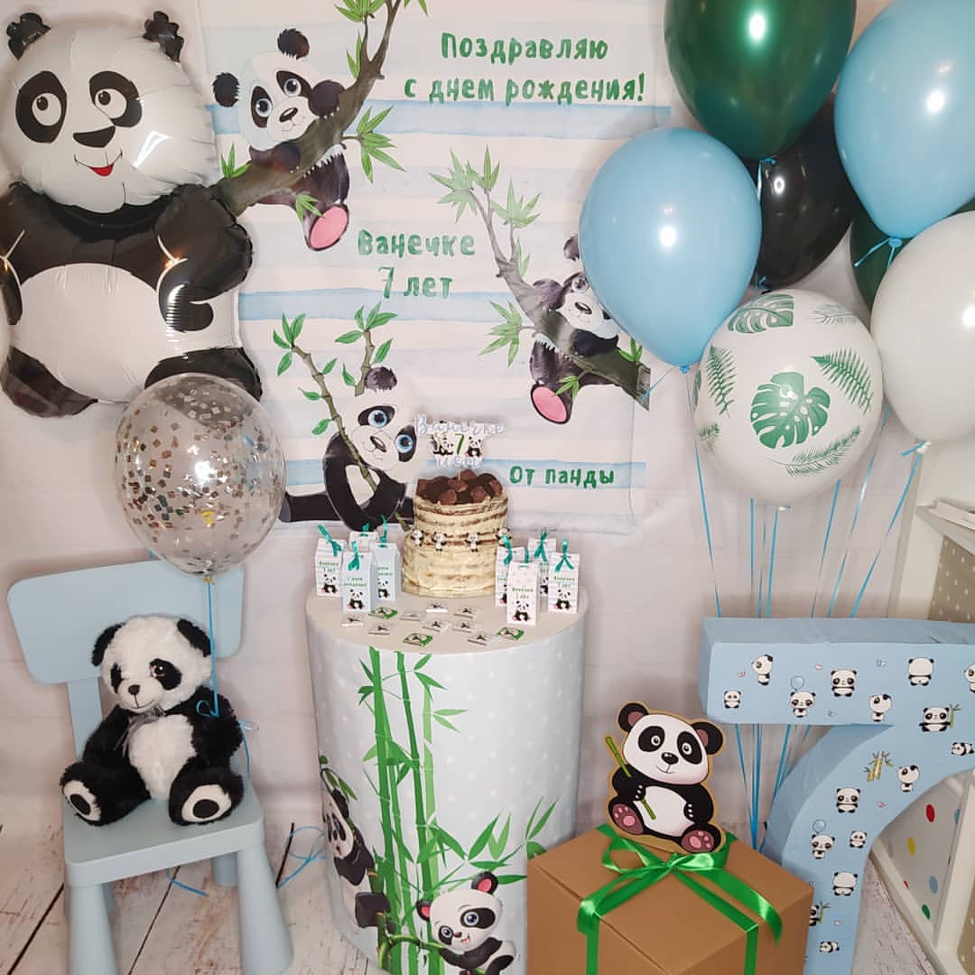 decor_prazdnikov_spb в LOOKY — День рождения в стиле панд это так мило 🐼🐼🐼🐼