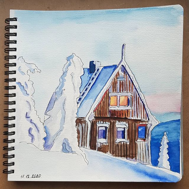 draw_attempts в LOOKY. #скетч_адвент_dreamanddraw,#мечтай_и_рисуй. 10 день адвент кален...