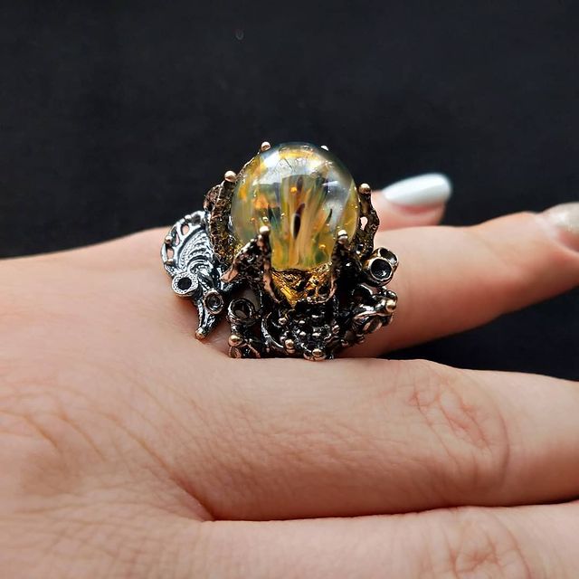 nadezhda_jewelry в LOOKY. #украшенияручнойработы,#кольцо,#серьги,#птичкалучшевсех,#кулон. Я очень счастливый ч...