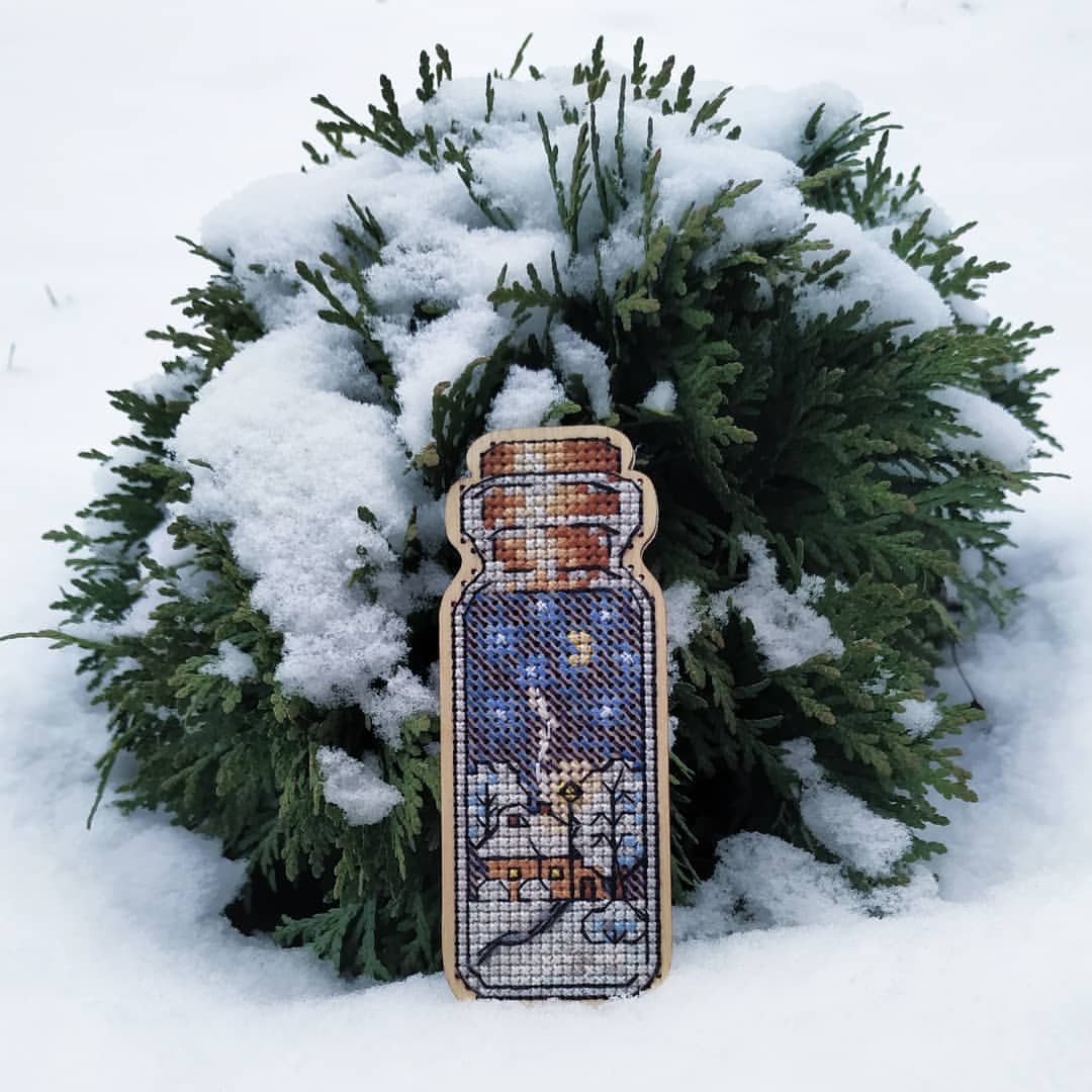 auxance в LOOKY — #бутылочки #вышивкакрестиком #crossstitch #бутылочная_авантю