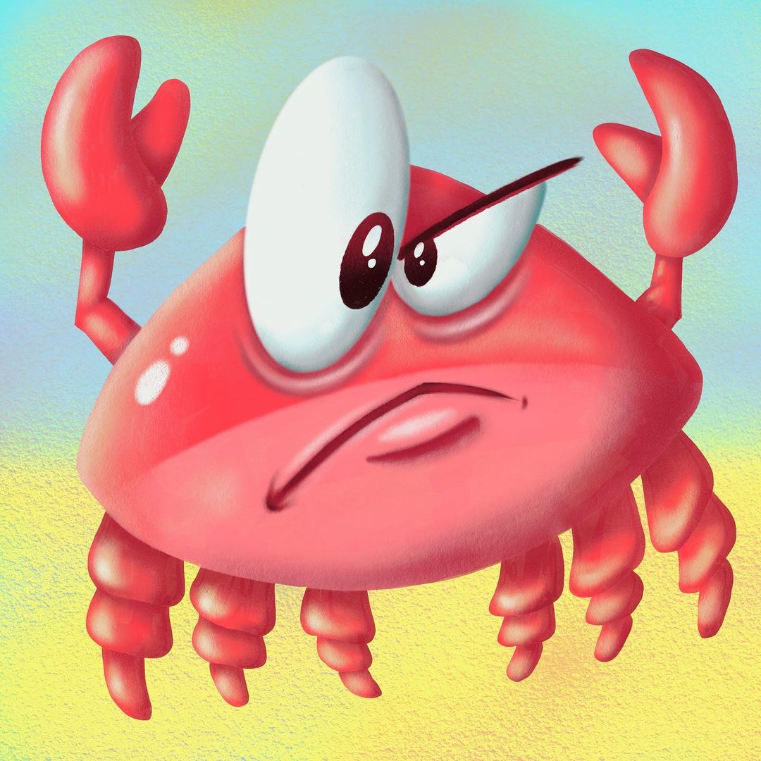 callileo75 in LOOKY. #leo75рисует,#leo75_дидж,#procreate,#procreateart,#procreatedrawing,#procreateillustration,#digitalart,#digitaldrawing,#digitalillustration,#drawing,#illustration,#illustrator,#cartoon,#cartoonart. Грозный крабик с @b...