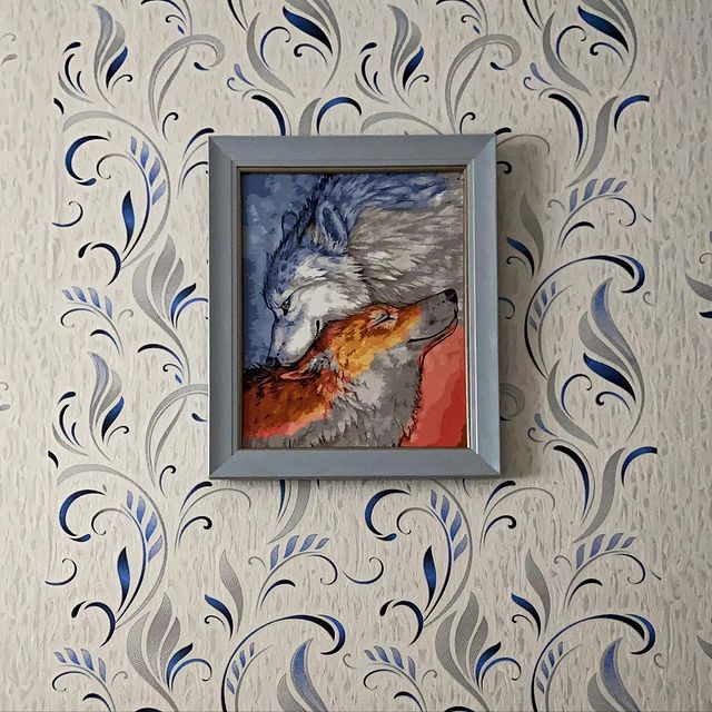 dikiy_kaktus в LOOKY. #картиныпономерам,#багетнаямастерская,#bagetka_filini,#волчьяверность. Не прошло и полгода,...