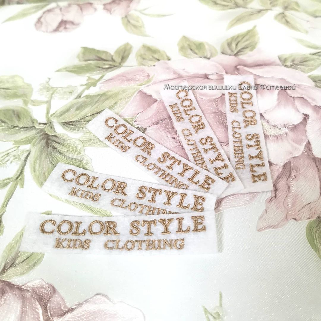 elena_f_embroidery в LOOKY — Пришивные бирки для @pro_color_style.
Мой первый опыт по раб