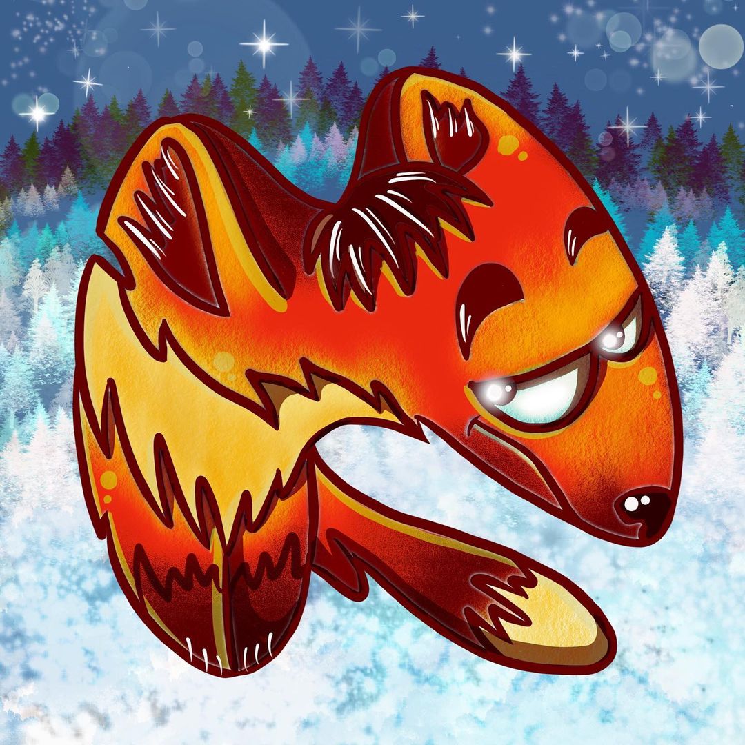callileo75 in LOOKY. #beejaydel,#artchallenge,#artchallenge2021,#рисуювprocreate,#leo75рисует,#leo75_дидж. Лис Reddy для челлен...