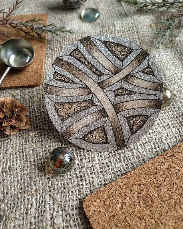 filatoffz_art в LOOKY. #zen,#zentangle,#zenart. Очень люблю серебро ...