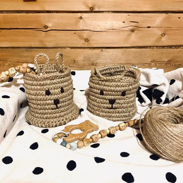 filana_mln в LOOKY. #корзинаизджута,#своимируками,#handmadejewelry. Корзинки 🐰🐻 #корзи...