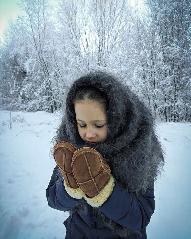 tatyankavinogradova в LOOKY. #зима2021#зимняясказка. Я надену рукавички —...