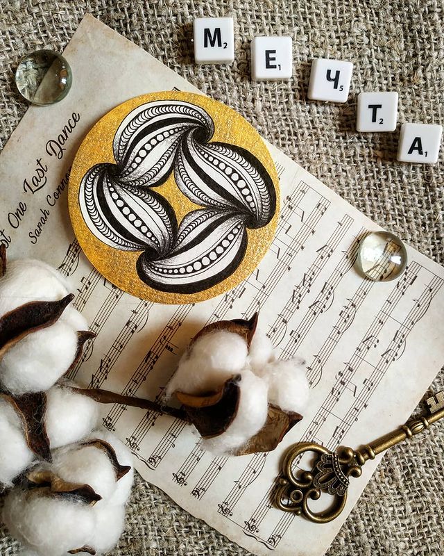 filatoffz_art в LOOKY. #zentangle,#zen,#zenart. Золотая мечта 💛

#z...