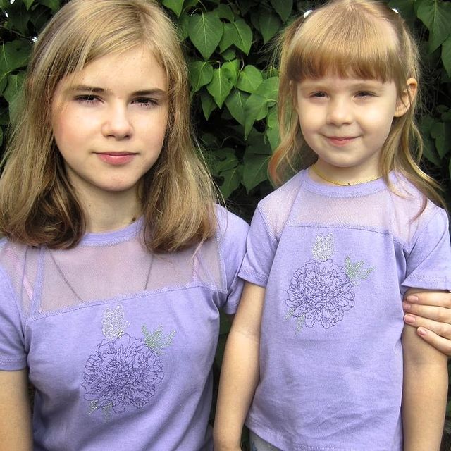 elena_f_embroidery в LOOKY. #femilylook,#femilylook,#фемелилук,#футболкиназаказ,#,#футболкисвышивкой. Футболочки "Пион" вы...