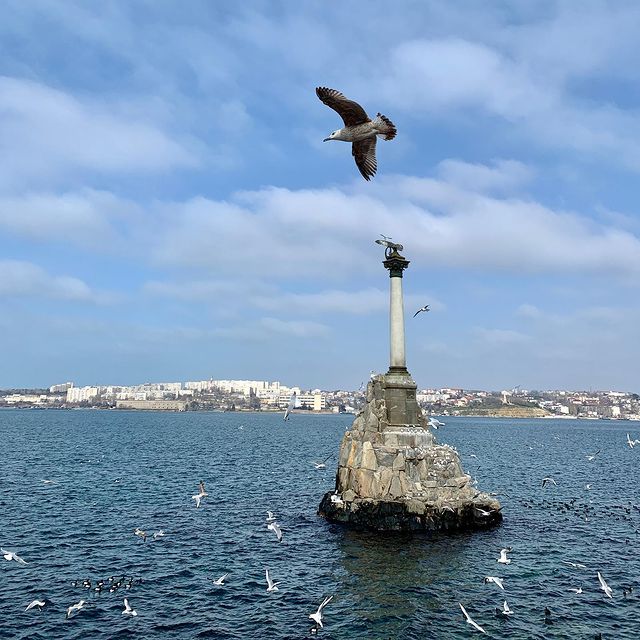 milawiw в LOOKY. #красота,#море,#памятник. Памятник затопленным...