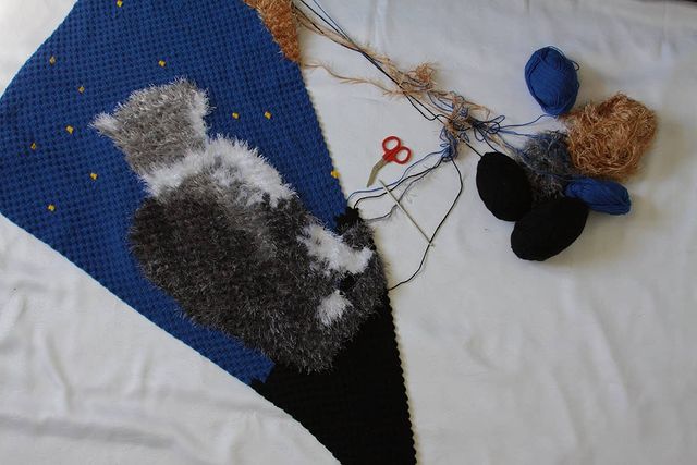 korshun_soft в LOOKY. #c2c,#c2ccrochet,#crochet,#knitting,#hobby,#art,#artprocess,#впроцессе,#артпроект,#вязание,#вязаниекрючком,#крючком,#плед,#покрывало,#панно,#котики,#кошка,#котэ. Ещë одна работа в пр...