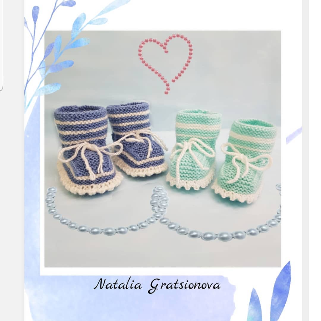 gratsionova_natalia в LOOKY. #детскаяодежда,#пинетки,#пинеткидлямалышей,#вязанныепинетки,#вяжутнетолькобабушки. Пинетки связаны на з...