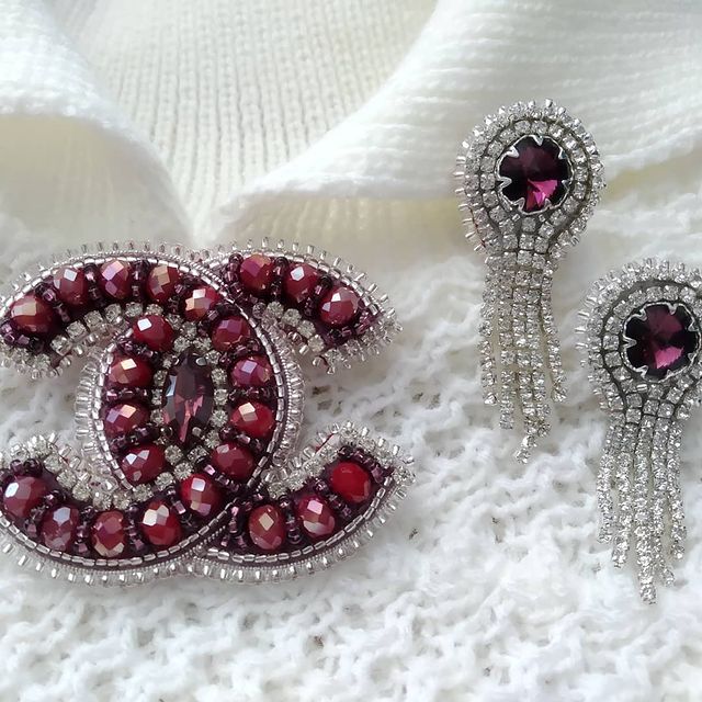 specialjewelrystore в LOOKY. #handmadejewelry,#broochforcoat. Brooch and luxury ea...