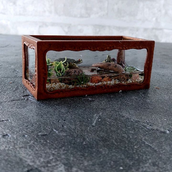 mousyspb в LOOKY. #dollhouse,#miniature,#terrarium. Террариум с красноух...