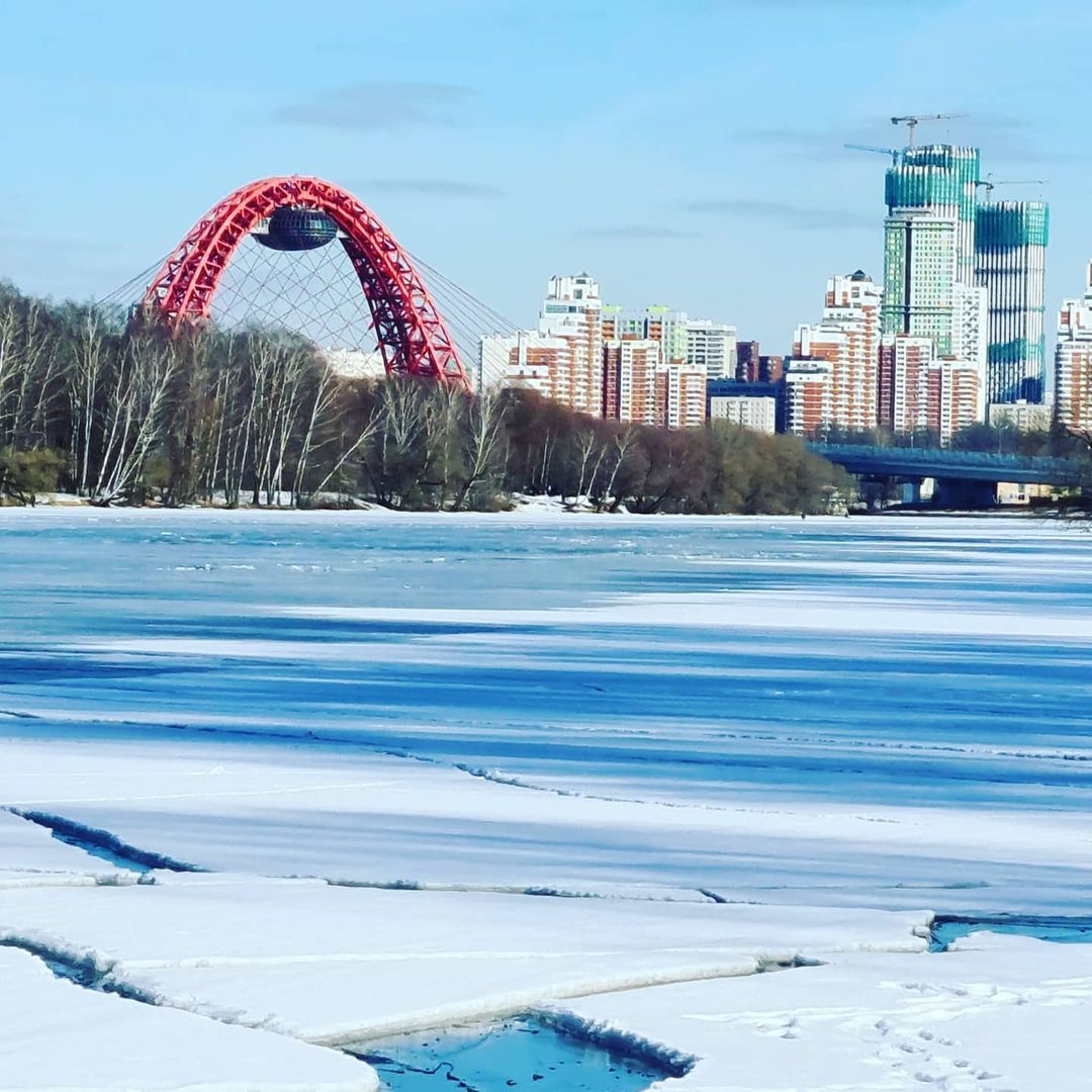 Крылатское, конец марта. Наконец-то солнце!