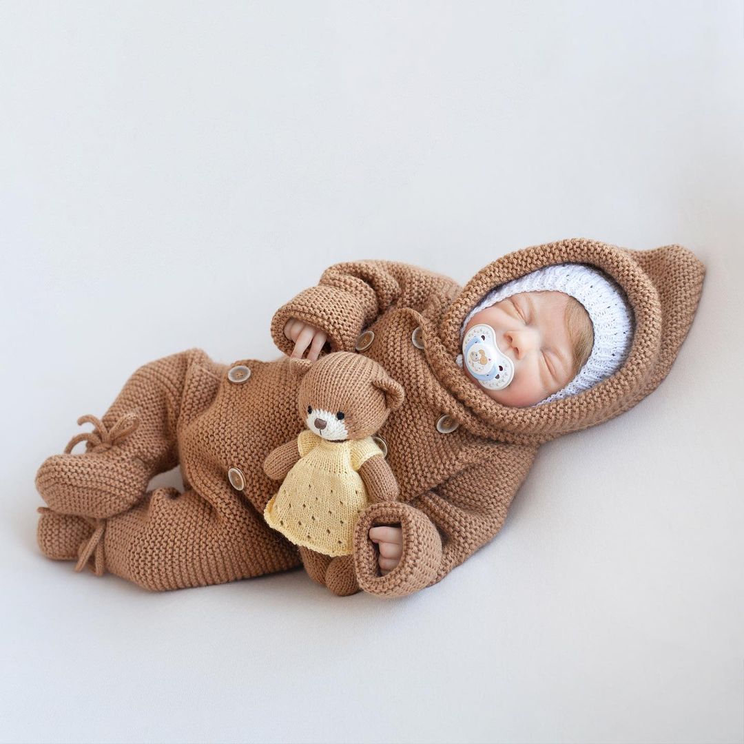 ng.babystudio в LOOKY — Очень стильный получился комбинезон 👍 а такая Мишутка 🐻 с