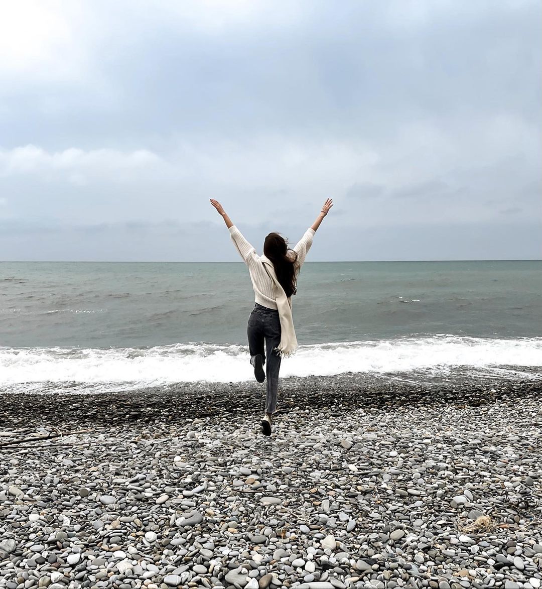 ulja_na в LOOKY — Море, я люблю тебя даже таким холодным 🌊 🤍!