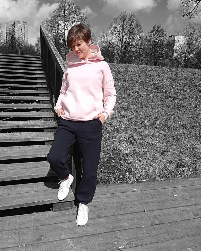 alexa_dubinina в LOOKY. #шью_с_sewitnow,#sewitnowХельсинки,#шьюсама. Костюм трикотажный с...