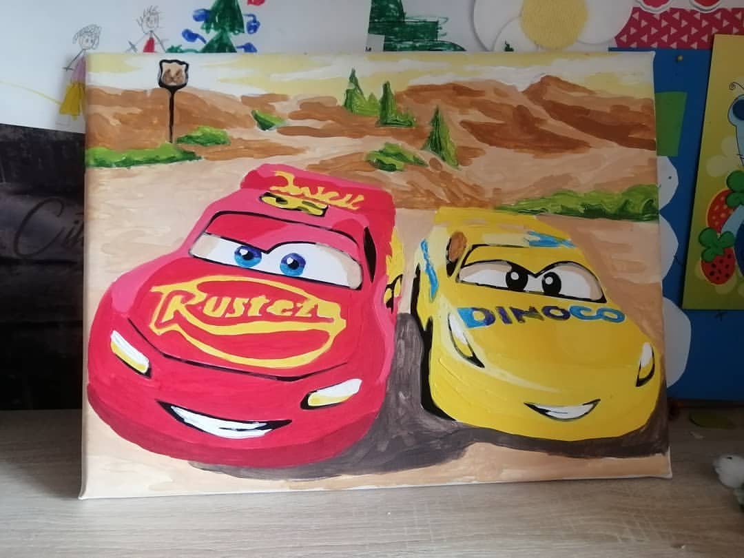 Закончили картину по номерам 😁