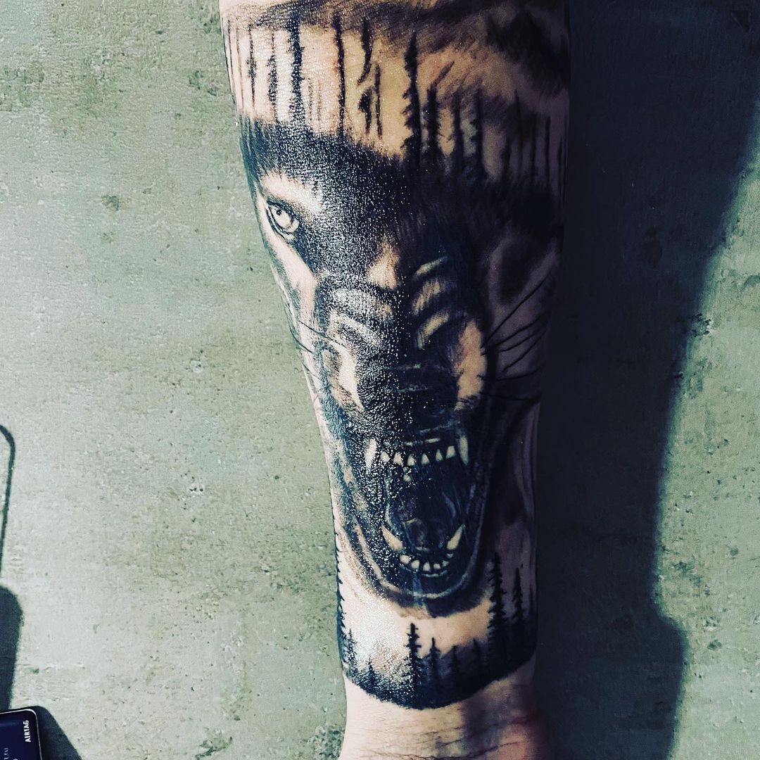 Тату почти сделано 🐺