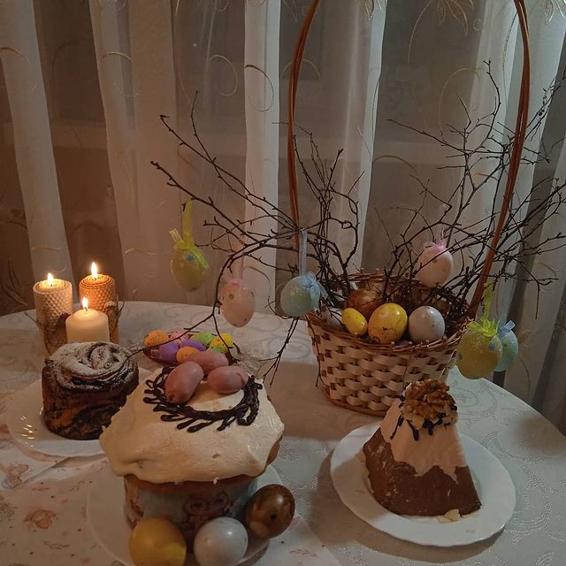 kuchen_bake в LOOKY. #готовимдома#едимдома#куличи,#еда,#десерт,#cook,#cooking,#yammy,#cake,#desert. Пасхальный стол. Кул...