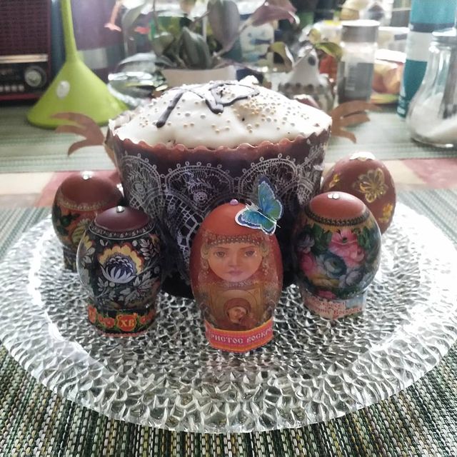 ginger_r_ в LOOKY. #пасха,#христосвоскресе,#кулич,#пасхальныеяйца,#калуга. Христос Воскресе! #п...