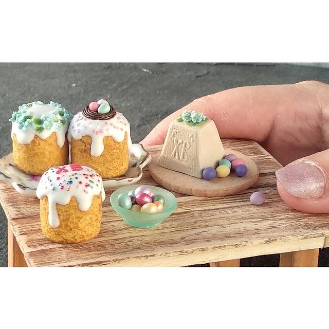 mousyspb в LOOKY. #miniatures,#dollhouse,#easter. Что то я стала забыв...