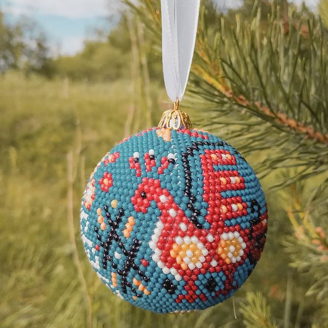 ola_che1 в LOOKY. #вязаниесбисером,#моирукоделки,#вяжутнетолькобабушки,#украшениенаелку,#вятскаяроспись. ВЯТСКАЯ РОСПИСЬ 🐓
С...