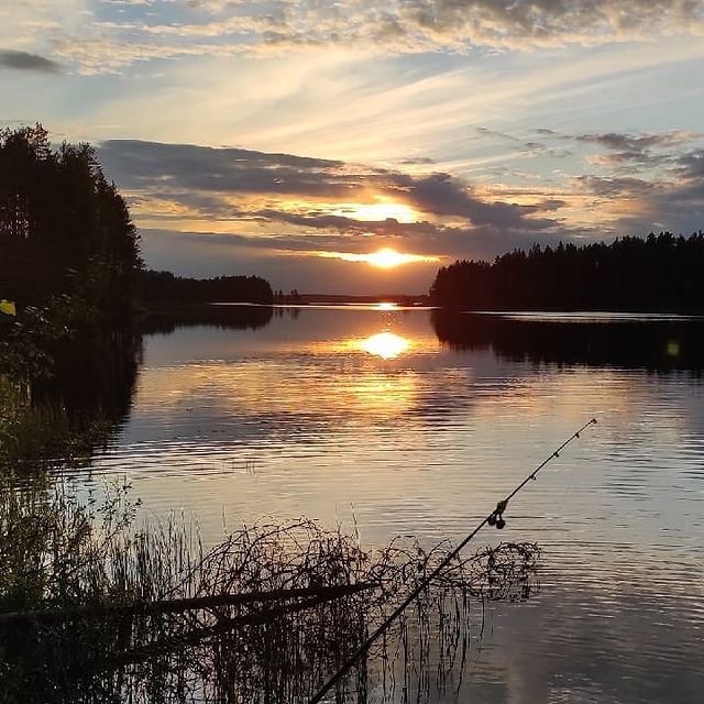 ieugene.mat в LOOKY. #dawn,#лес,#forest,#природа,#nature,#счастье,#happyness,#goodtimes,#путешествия,#travel,#fishing,#hiking🌲#закат,#sunset,#night,#darknessfalls,#вечер,#evening,#bluesky,#outdoorslife,#river,#nightriver. 🌄My first "evening ...