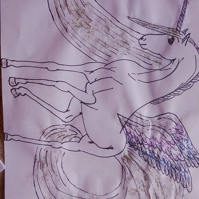 fey_from_hell в LOOKY. #конь,#грифон,#дракон,#мифическиесущества,#рисунок,#Horse,#dragon,#griffin,#Mythicalcreatures,#Drawing,#말,#용,#그리폰,#신화생물,#그리기. Рисую второй или тре...