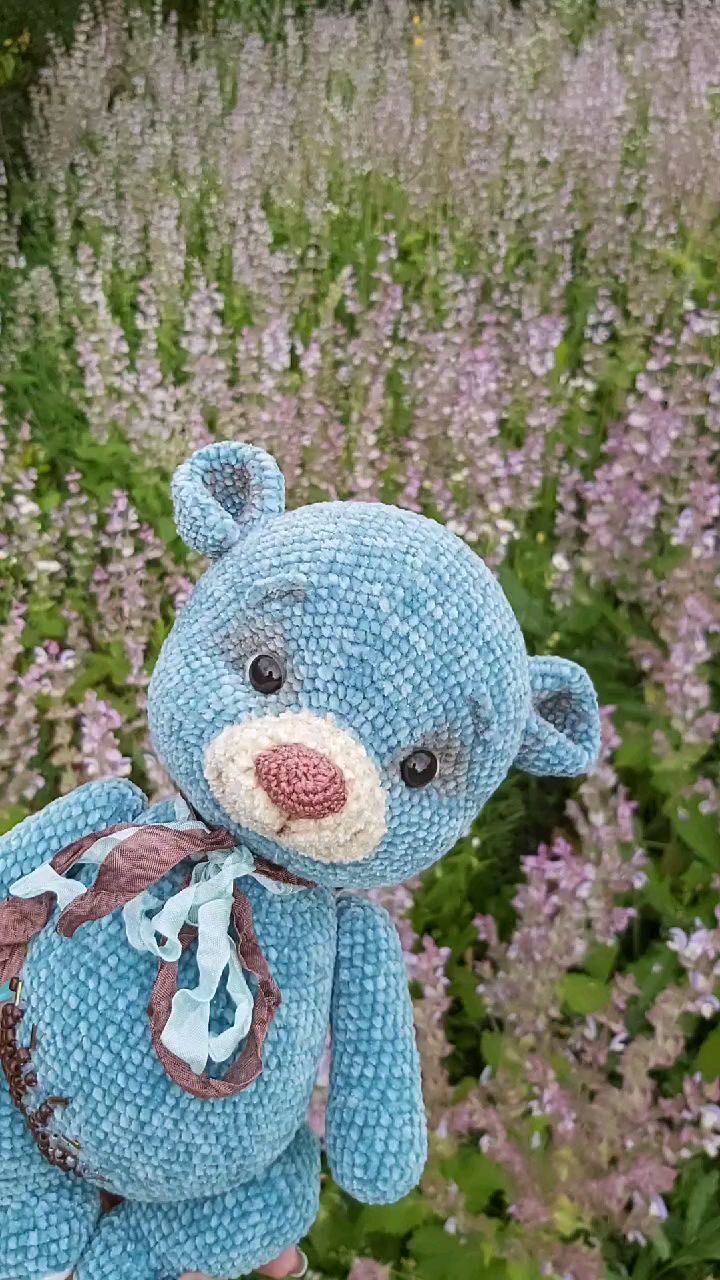 knitted_toys_heart в LOOKY. #вязаныймишка,#игрушкавязаная,#teddybear,#knittedbear. ВЕЛЮРОВЫЙ Миша
"Мятн...