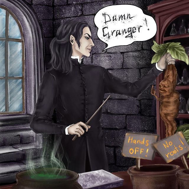 art.by.shigure в LOOKY. #procreatebrushes⭐️,#procreatebrushes,#procreatebrush,#procreatebrushset,#fanartharrypotter,#fanartpotter,#snape,#severus. I drew this illustra...