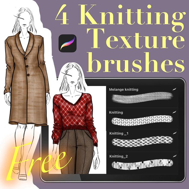 art.by.shigure в LOOKY. #freeprocreatebrushes,#freebrushes,#texturebrushes,#digitalbrushes,#procreatebrushes⭐️,#procreatebrushset,#procreatefashion. And another brushset...