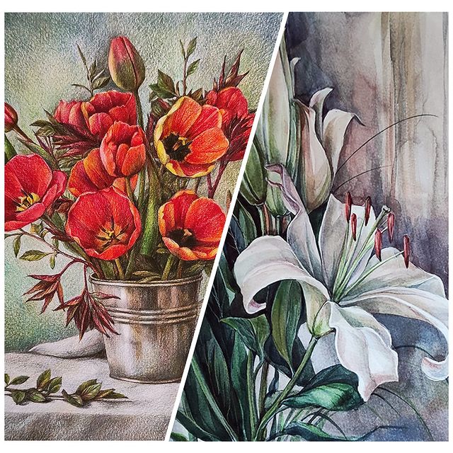 natashushkevich в LOOKY. #пастель_акварель_цветы,#цветы_акварель_пастель,#цветыкарандашом,#цветыакварелью,#цветныекарандаши,#артмарафон. Немного я успела сде...