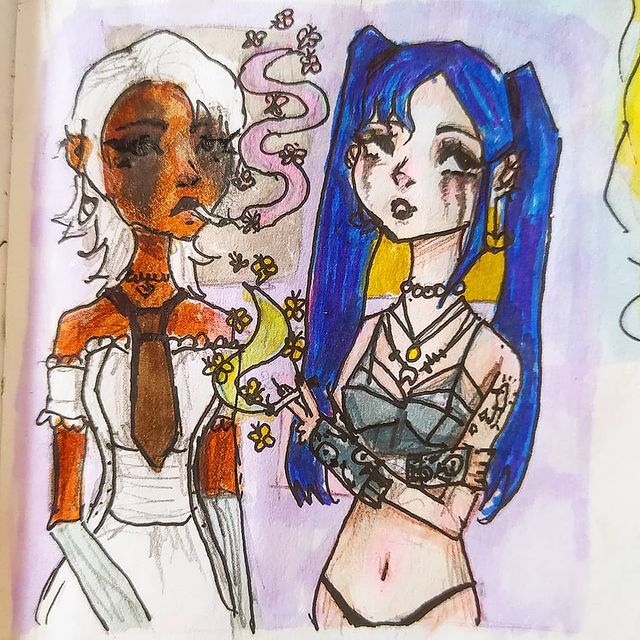 mis_missina в LOOKY. #dtiys,#dtiyschallenge,#dtiyscontest,#drawthisinyourstyle,#drawthisinyourstylechallenge,#illustrate,#illustration_daily,#illustrationwork,#illustrators,#illustratoroninstagram,#illustratorofinstagram,#artistofcolor,#sketchbooks,#sketchbookartist,#sketchbookpage,#sketchbookpages,#inking,#inkdrawings,#inkdraw,#inkdrawingart,#workonpaper,#markeronpaper,#markerdrawing,#markersketch,#markerartist,#potraits,#potraitart,#potraitdrawing,#aestheticgrunge,#milkremeedtiys. "Обычно такое не рис...