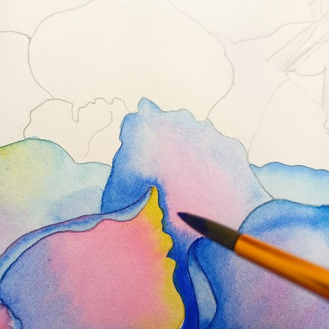 Evga_ArtLife ☕🖌️🎨 в LOOKY. #inprocess,#moments,#акварель,#watercolorart,#ilustrators,#aquarell,#art,#творчество,#creation. Обожаю тот момент ко...