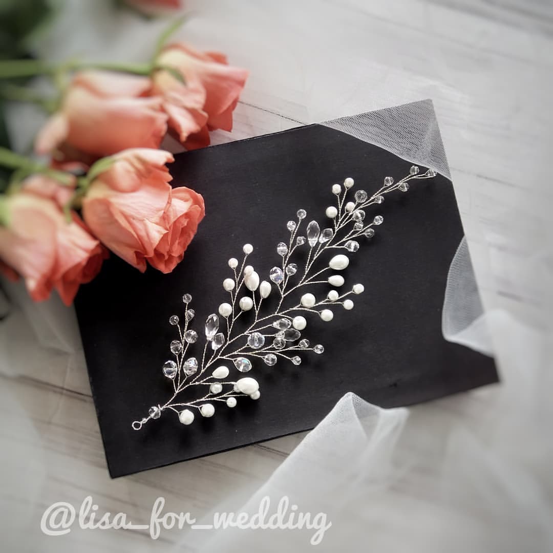 lisa_for_wedding в LOOKY — Самые мои любимые веточки с жемчужинами и хрусталем - нежная