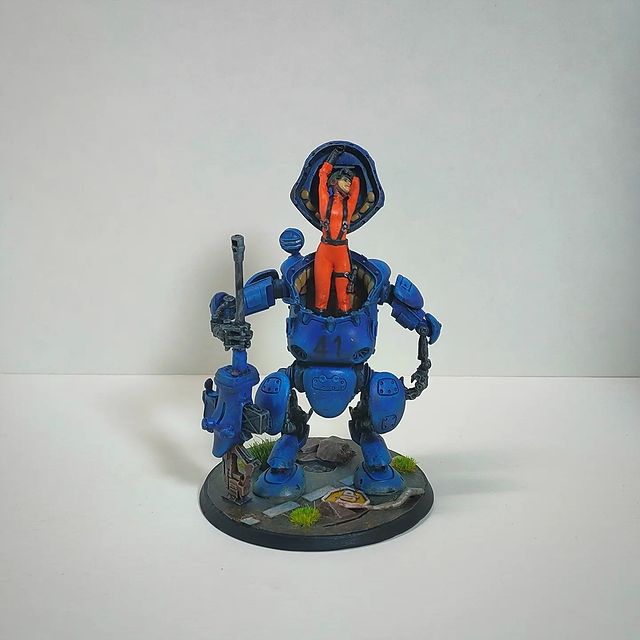 alexxxdev в LOOKY. #gefechtsroboter,#hammerschlag,#miniature,#acrylicpainting,#painting. #gefechtsroboter #ha...