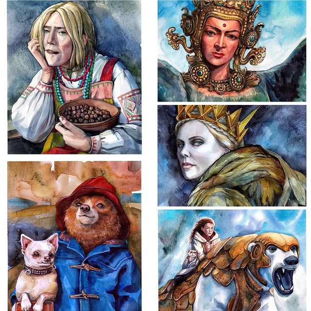 natashushkevich в LOOKY. #artmarathon_fairytales,#artmarathon_fairytales_final,#артмарафон,#яхудожник,#люблюрисовать. Итоговый коллаж для ...