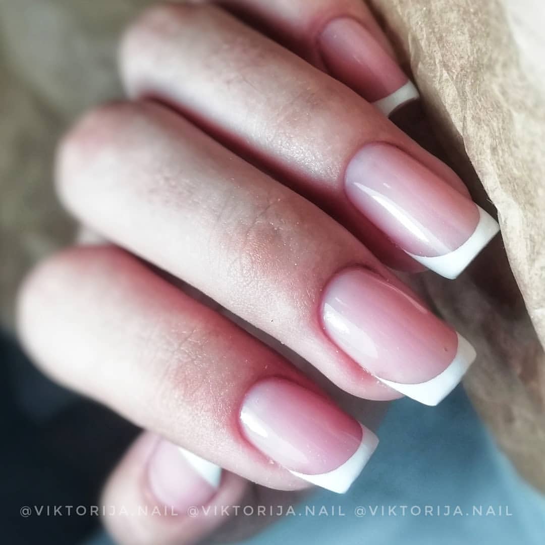 viktorija.nail in LOOKY. #ногтибк,#френч,#стерильныйинструмент. Классический француз...