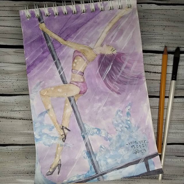 _n_vetr_ в LOOKY. #sketch,#sketchbook,#art,#artwork,#скетч,#скетчинг,#скетчбук,#арт,#клубромантики,#вритместрасти,#dance. Готовы к грандиозном...