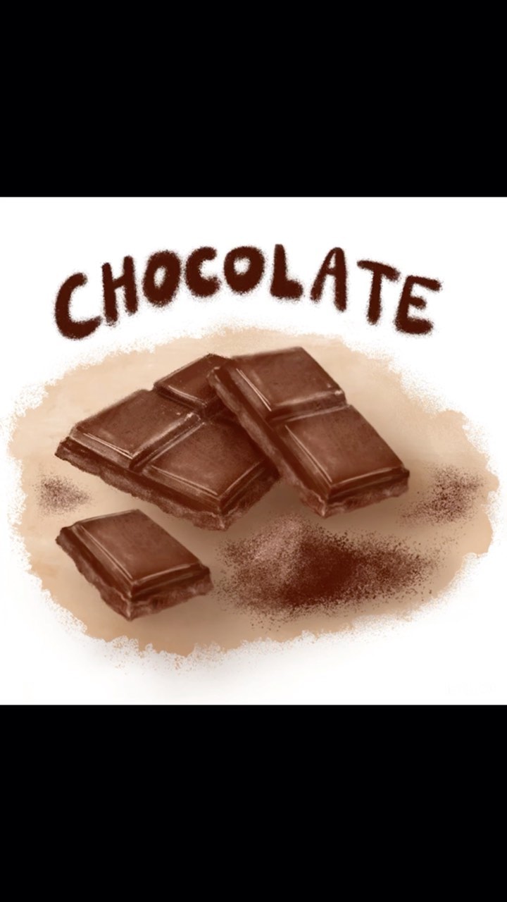 art.by.shigure в LOOKY. #chocolatearts,#digitalillustrator,#digitaldrawing,#digitalillustation,#procreatebrushes. Chocolate 🍫🧋#foodi...