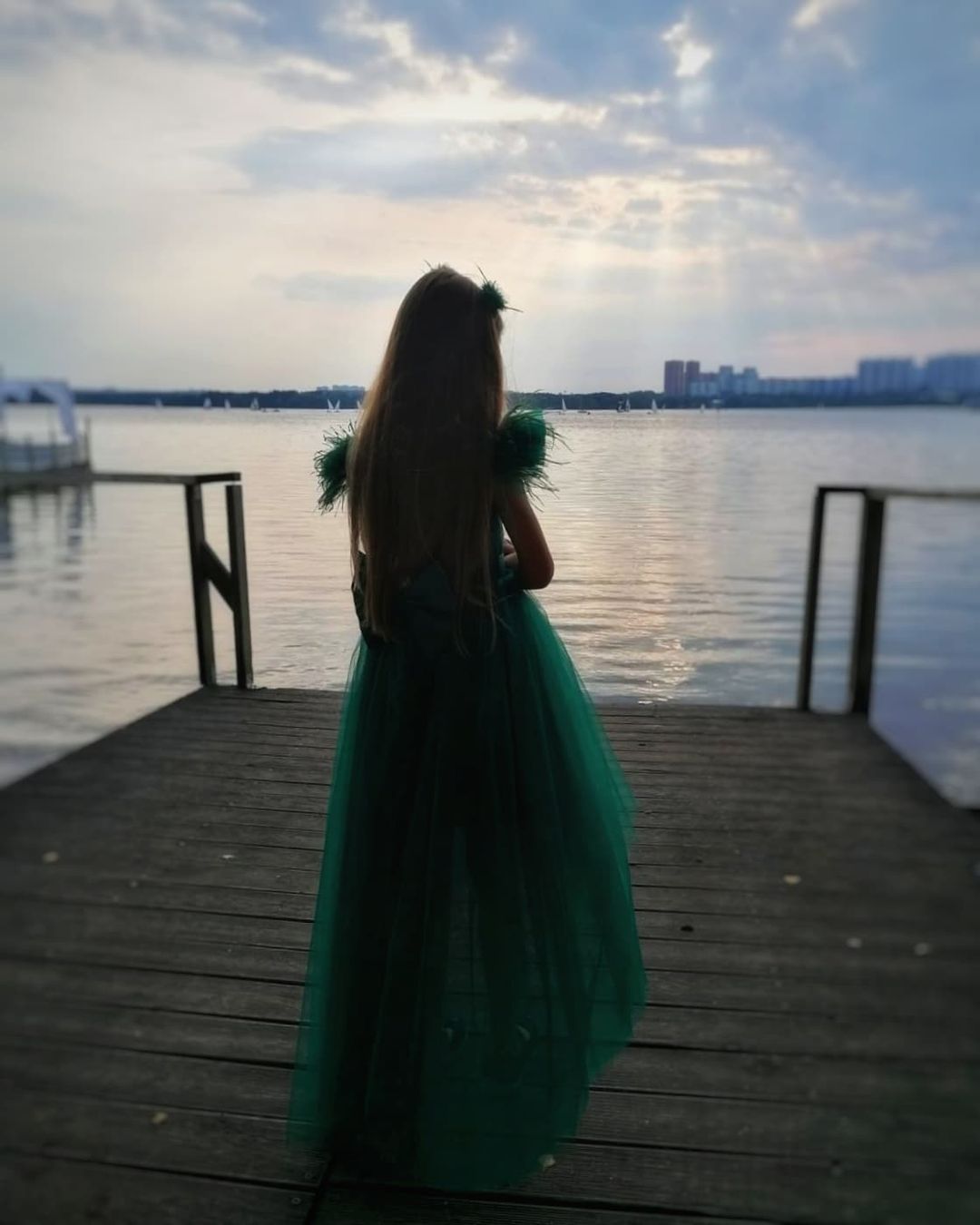 Моя принцесса💗спасибо @miladi_dress за 1,5 дня , 2 платья - это конечно волшебство 💗