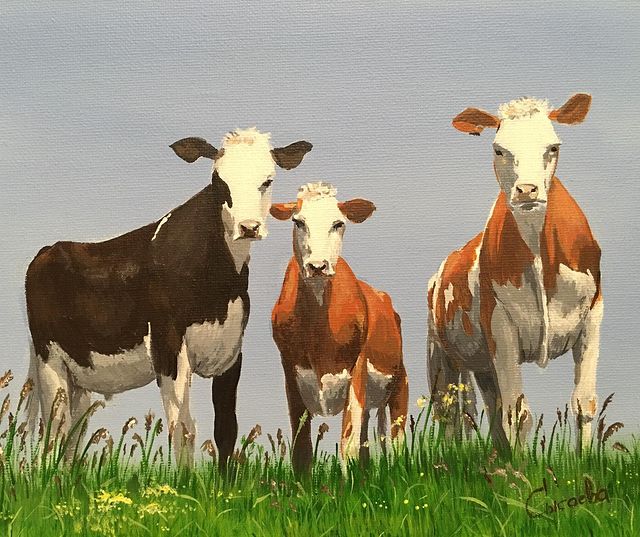 sysoevaolb в LOOKY. #art,#акриловаяживопись,#illustration,#acrylicpainting,#рисование,#картина,#картинаакрилом,#painting. Коровы
акрил, холст ...