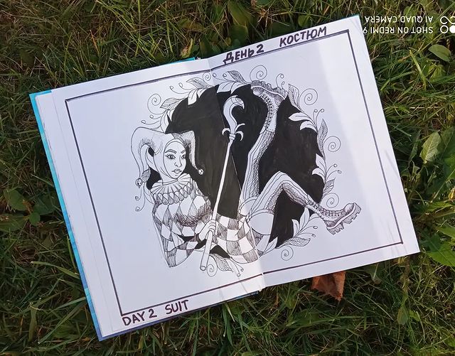 mana_tyata в LOOKY. #inktoberrussia2021,#inktober,#inktober21,#inktoder2021suit,#инктобер,#костюм,#inktober2021day2. День 2. Костюм. Day ...