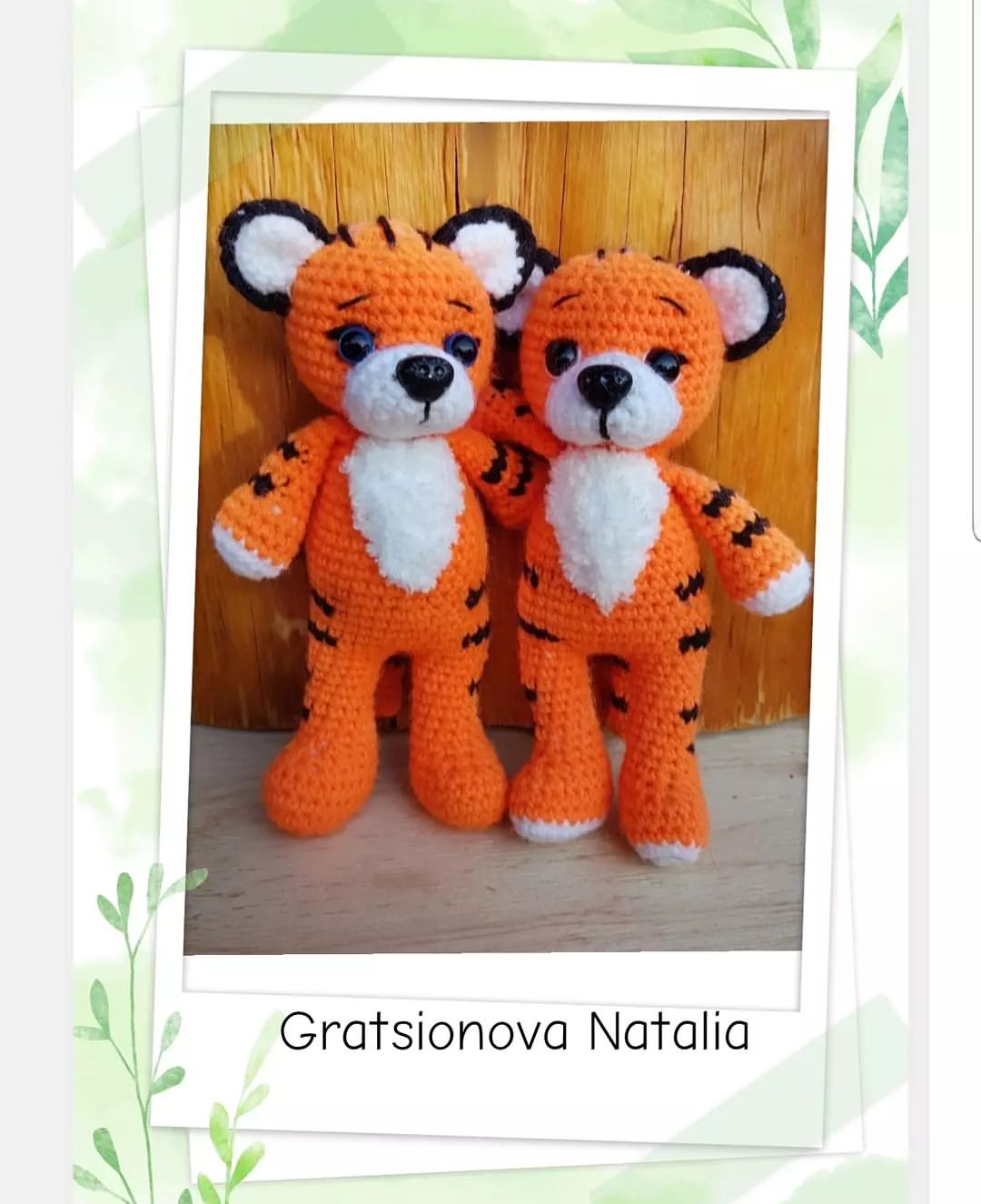 gratsionova_natalia в LOOKY. . Вязанные тигрята