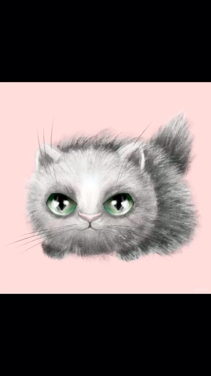 art.by.shigure в LOOKY. #digitalillustration,#evefarbschool,#catdrawing,#catillustration. Kitty🐈 
Thanks @eve...