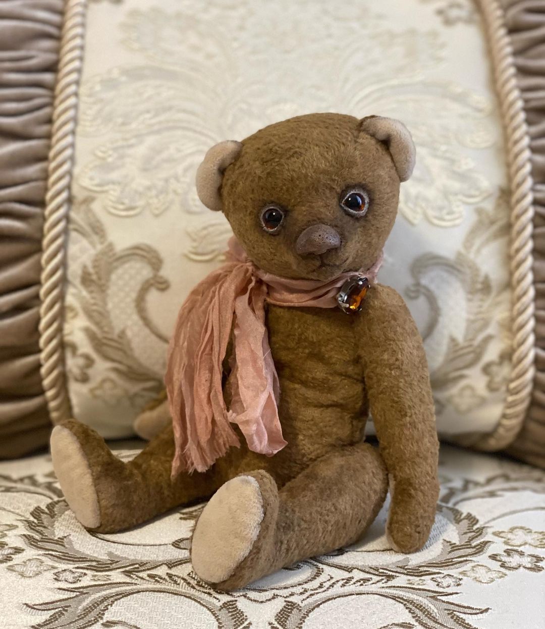 teddy_s_igolo4ki в LOOKY — Новенький 🐻сшит из винтажного плюша ручного окрашивания, на